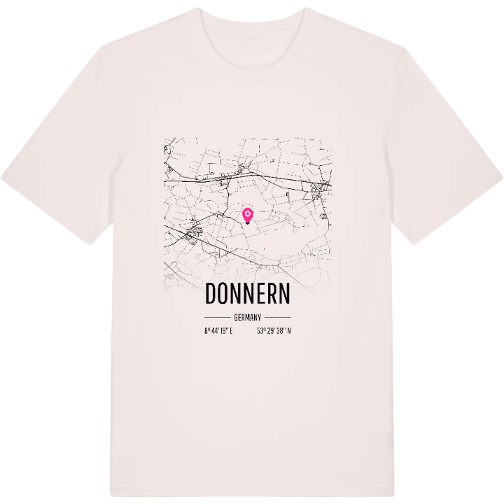 Donnern karta t-shirt – t-shirt från PinShirt