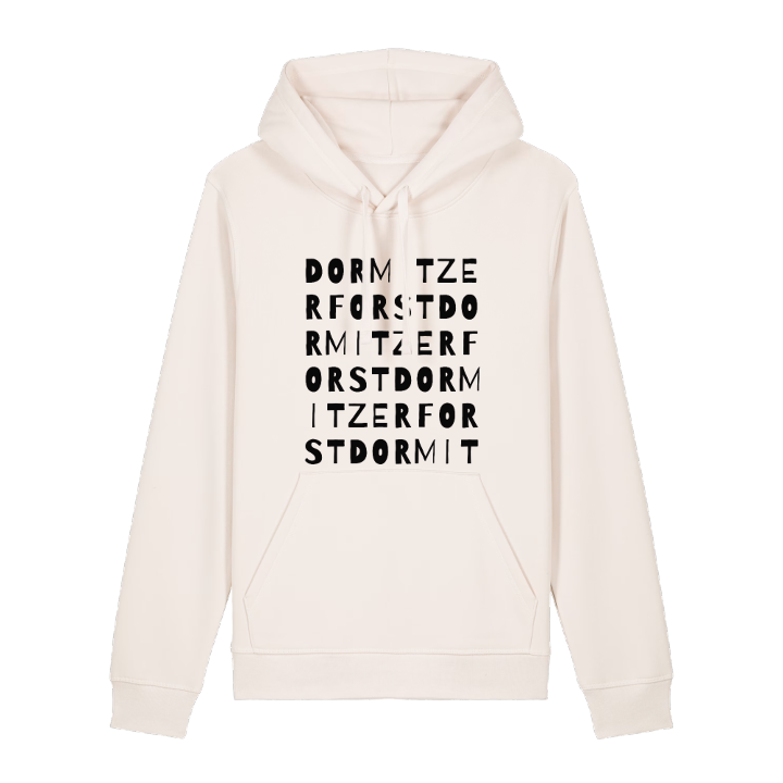 Dormitzer Forst ordlek hoodie – hoodie från PinShirt