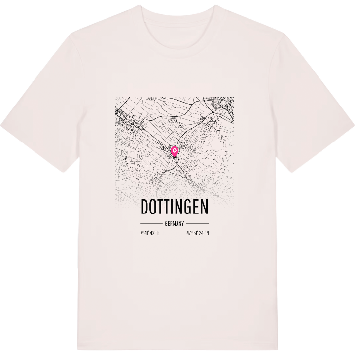 Dottingen karta t-shirt – t-shirt från PinShirt