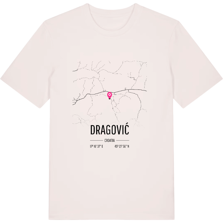 Dragović karta t-shirt – t-shirt från PinShirt