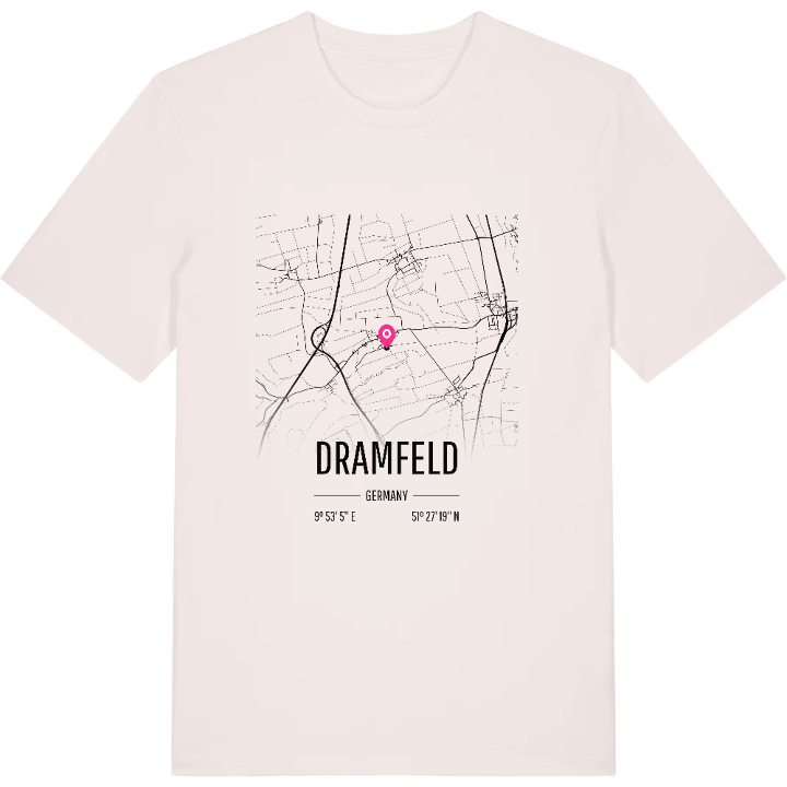 Dramfeld karta t-shirt – t-shirt från PinShirt