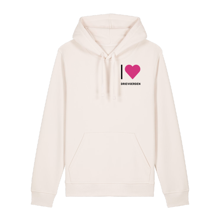 Jag älskar Drievoerden hoodie litet tryck – hoodie från PinShirt