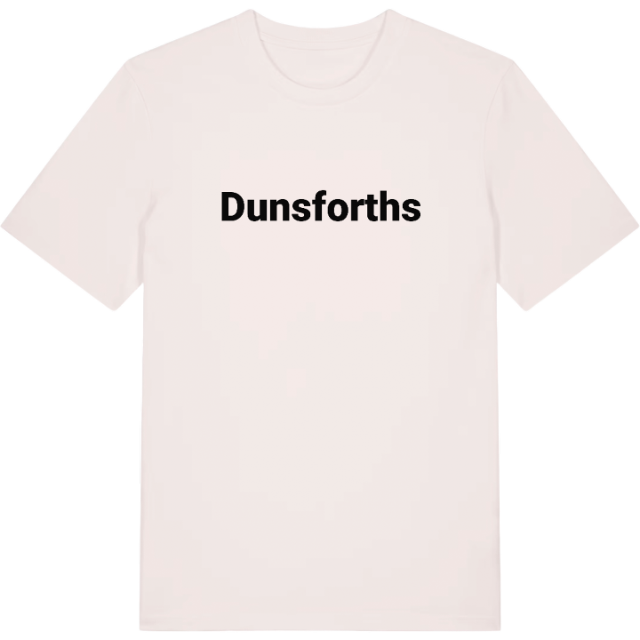 Dunsforths fetstil t-shirt – t-shirt från PinShirt