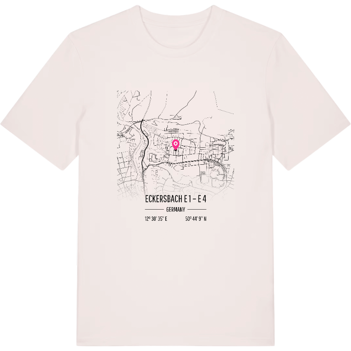 Eckersbach E 1 – E 4 karta t-shirt – t-shirt från PinShirt