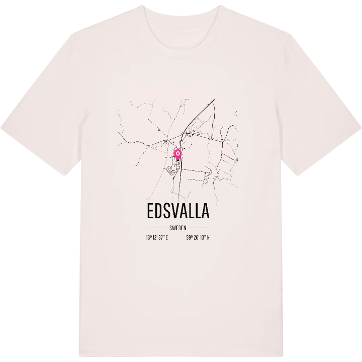 Edsvalla karta t-shirt – t-shirt från PinShirt