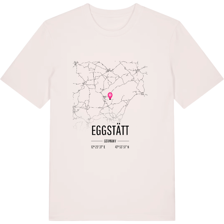 Eggstätt karta t-shirt – t-shirt från PinShirt