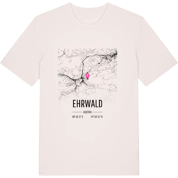Ehrwald karta t-shirt – t-shirt från PinShirt