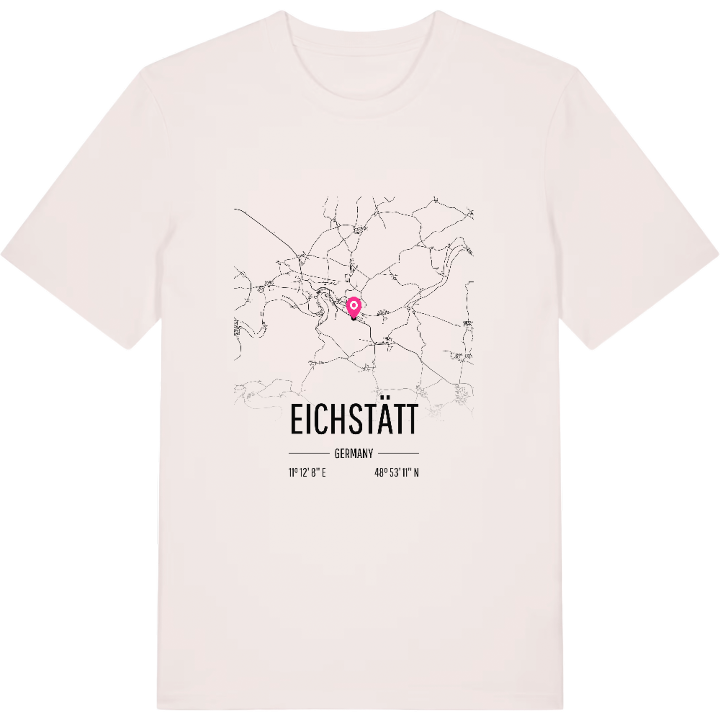 Eichstätt karta t-shirt – t-shirt från PinShirt