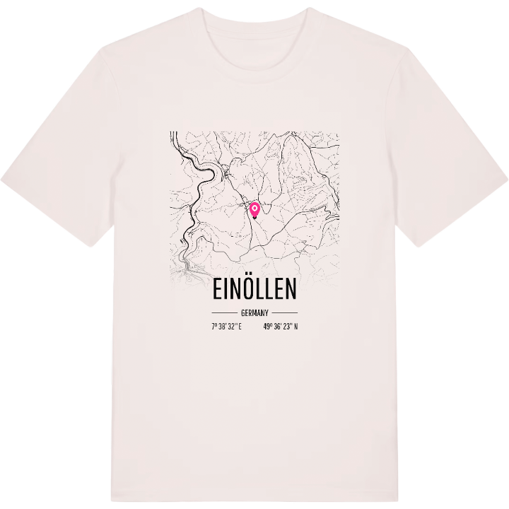 Einöllen karta t-shirt – t-shirt från PinShirt