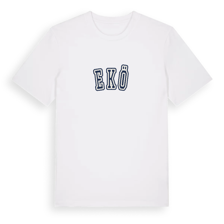 Ekö college t-shirt – t-shirt från PinShirt