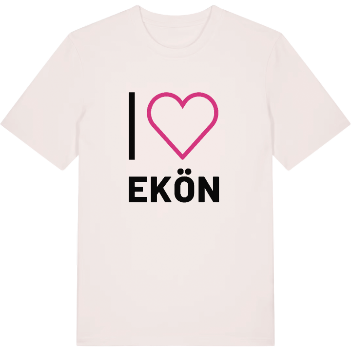 Jag älskar Ekön t-shirt stort tryck – t-shirt från PinShirt