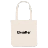 Eksätter fetstil tygkasse