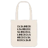 Ekskogen ordlek tygkasse