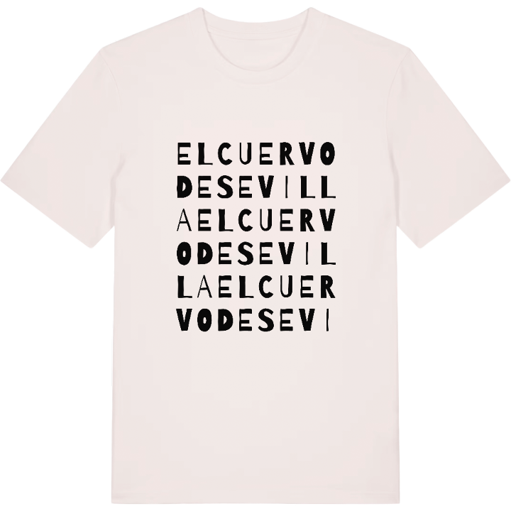 El Cuervo de Sevilla ordlek t-shirt – t-shirt från PinShirt