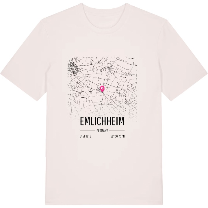 Emlichheim karta t-shirt – t-shirt från PinShirt