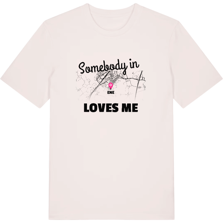 Någon i Ene älskar mig t-shirt – t-shirt från PinShirt