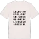 Ercolano ordlek t-shirt