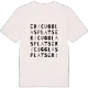 Eric Ugglas plats ordlek t-shirt