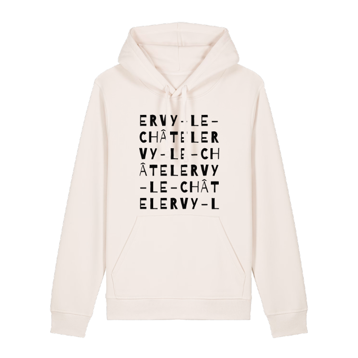 Ervy-le-Châtel ordlek hoodie – hoodie från PinShirt