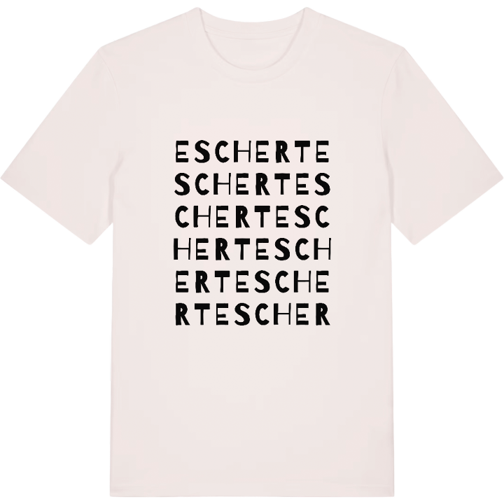 Eschert ordlek t-shirt – t-shirt från PinShirt