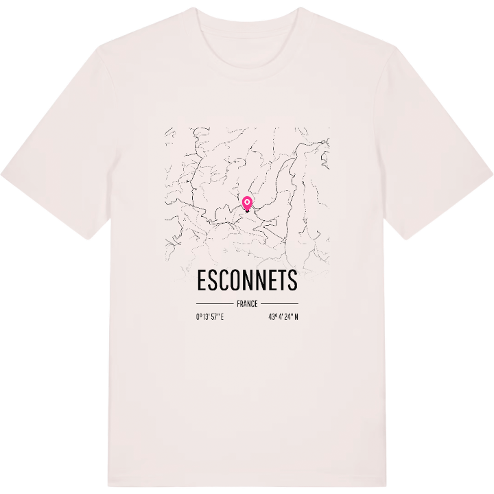 Esconnets karta t-shirt – t-shirt från PinShirt