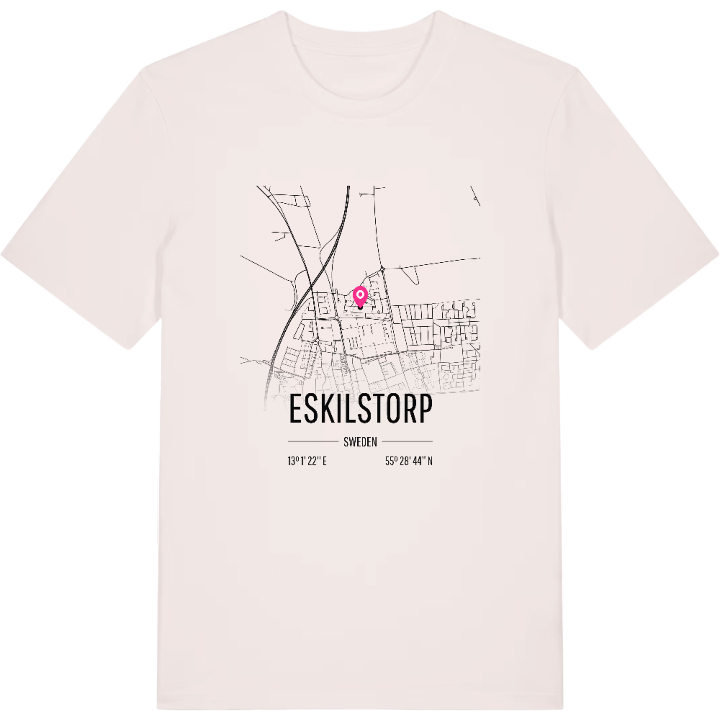 Eskilstorp karta t-shirt – t-shirt från PinShirt