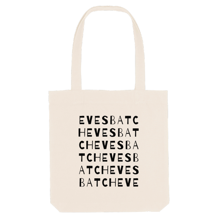 Evesbatch ordlek tygkasse – tygkasse från PinShirt