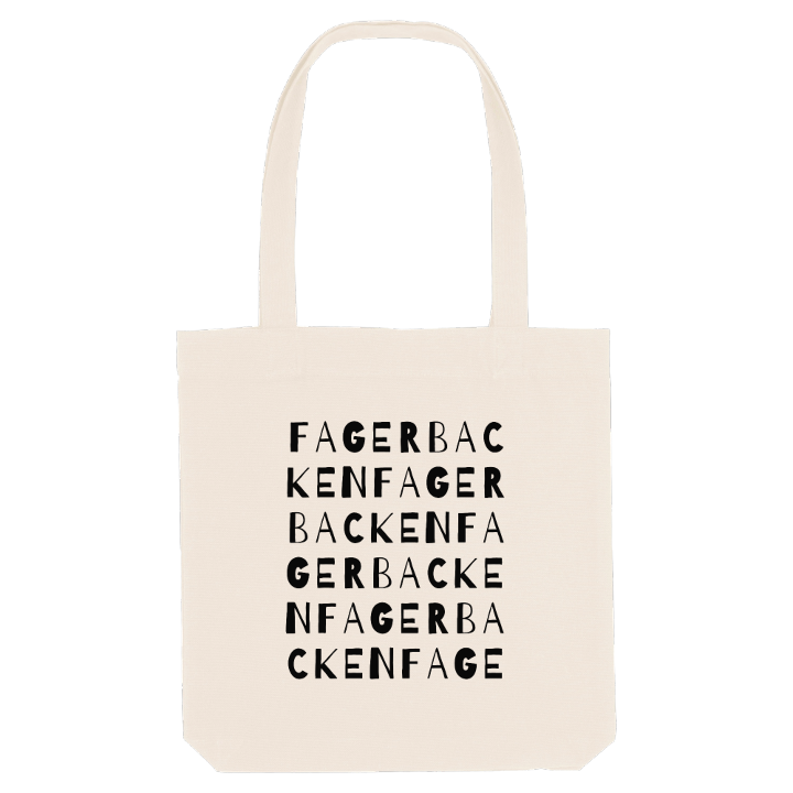 Fagerbacken ordlek tygkasse – tygkasse från PinShirt