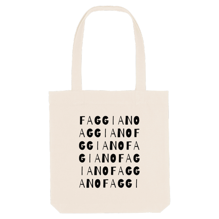Faggiano ordlek tygkasse – tygkasse från PinShirt