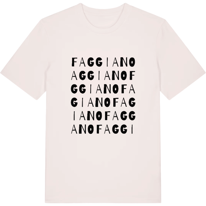 Faggiano ordlek t-shirt – t-shirt från PinShirt