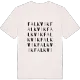 Falkvik ordlek t-shirt