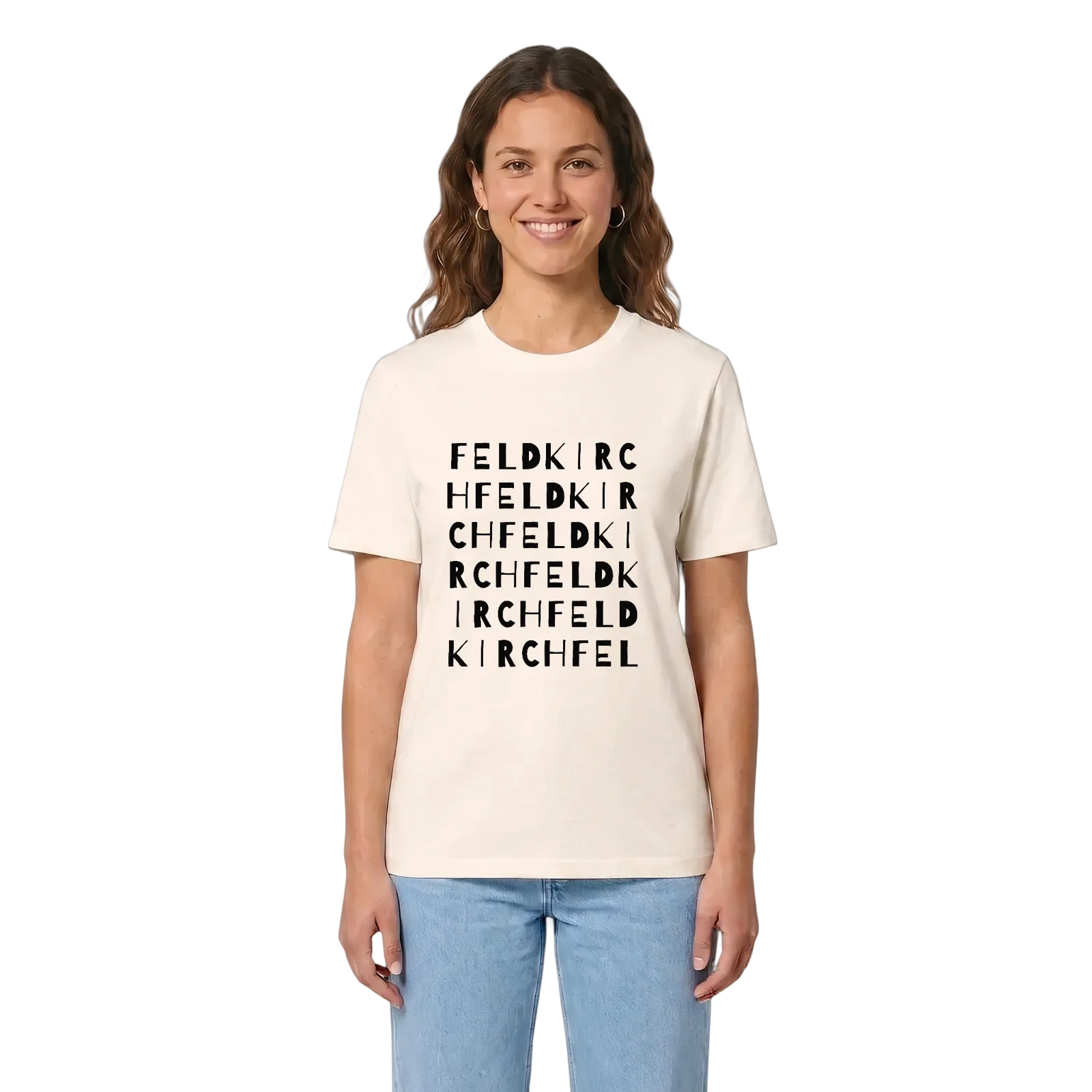 Feldkirch ordlek t-shirt – Vintage White, i miljö