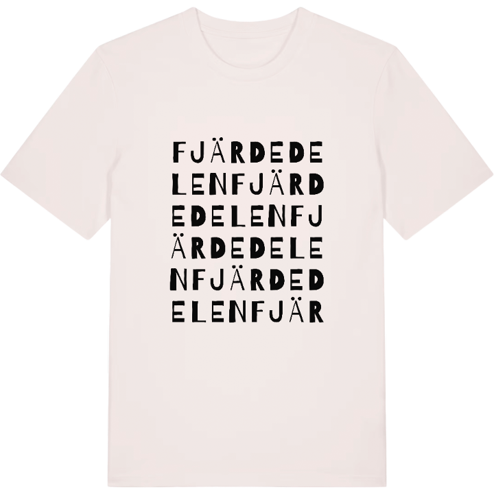 Fjärdedelen ordlek t-shirt – t-shirt från PinShirt