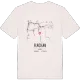 Flachau karta t-shirt