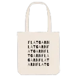 Flatgarn ordlek tygkasse