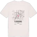 Flensburg karta t-shirt