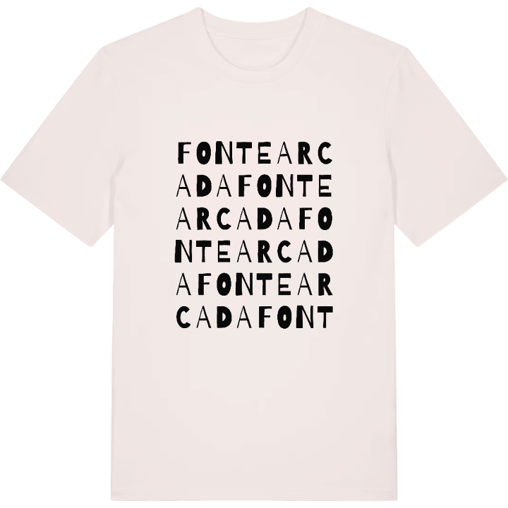 Fonte Arcada ordlek t-shirt – t-shirt från PinShirt