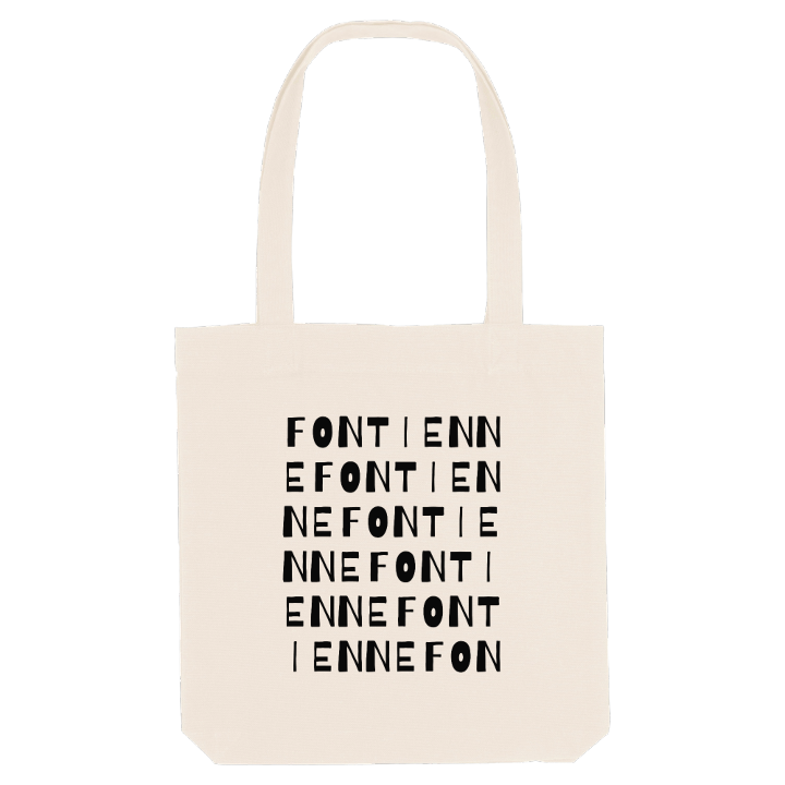 Fontienne ordlek tygkasse – tygkasse från PinShirt
