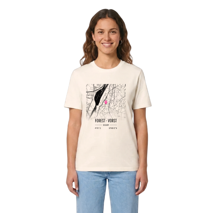 Forest - Vorst karta t-shirt – t-shirt från PinShirt