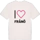 Jag älskar Frånö t-shirt stort tryck