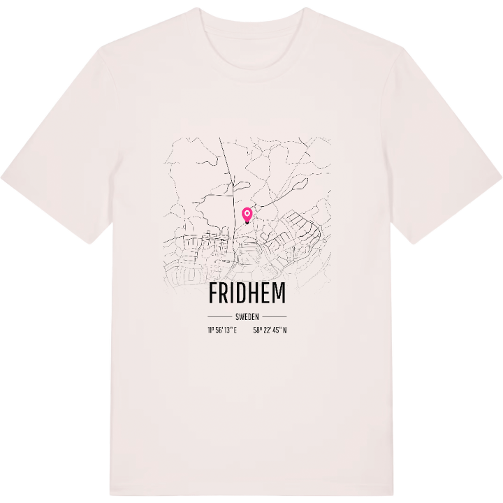 Fridhem karta t-shirt – t-shirt från PinShirt