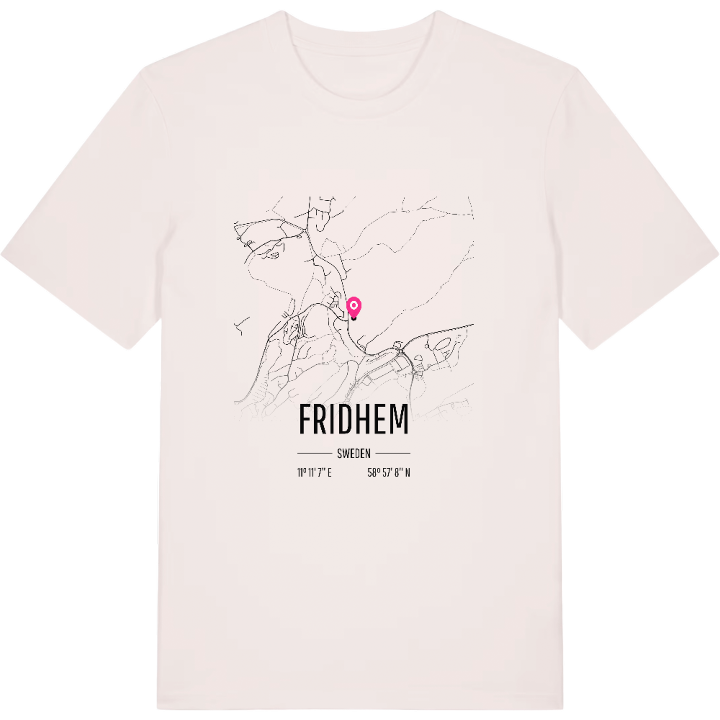 Fridhem karta t-shirt – t-shirt från PinShirt