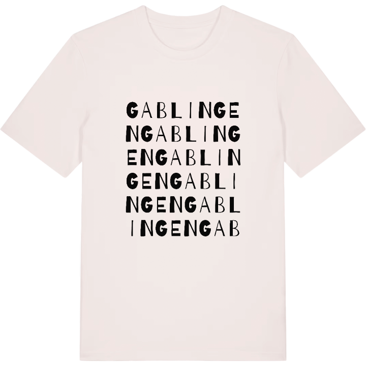 Gablingen ordlek t-shirt – t-shirt från PinShirt