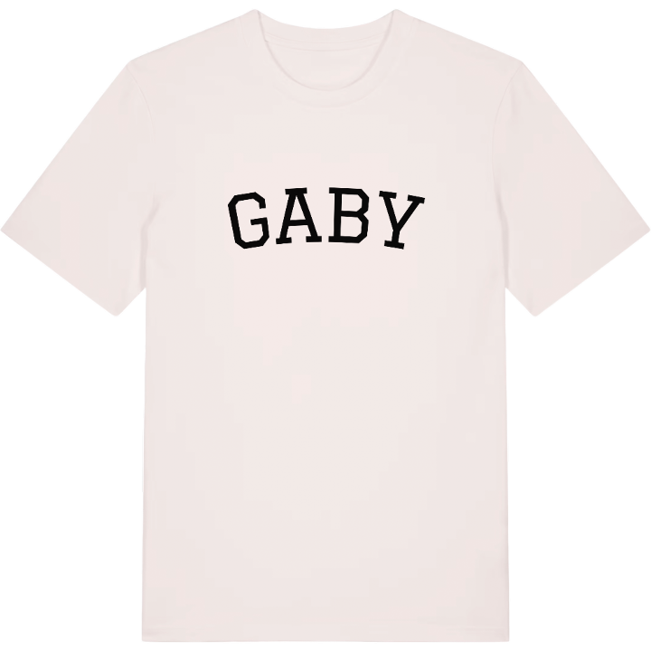 Gaby böjd t-shirt – t-shirt från PinShirt