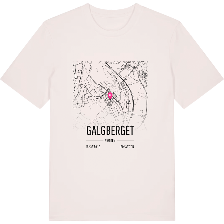 Galgberget karta t-shirt – t-shirt från PinShirt
