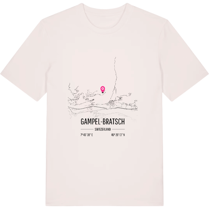 Gampel-Bratsch karta t-shirt – t-shirt från PinShirt