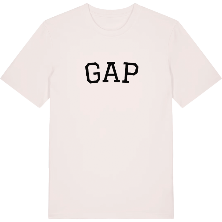 Gap böjd t-shirt – t-shirt från PinShirt