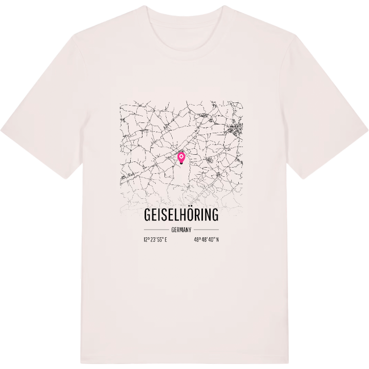 Geiselhöring karta t-shirt – t-shirt från PinShirt