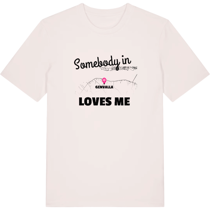 Någon i Genvalla älskar mig t-shirt – t-shirt från PinShirt