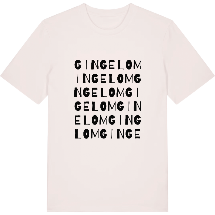 Gingelom ordlek t-shirt – t-shirt från PinShirt